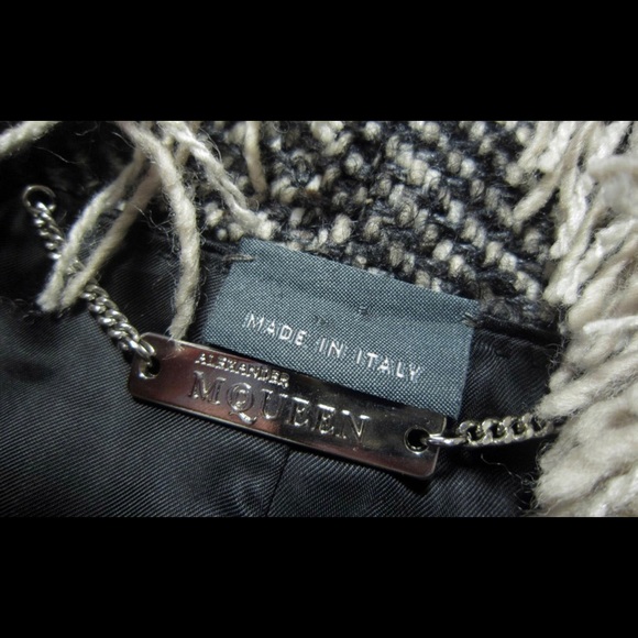 Alexander McQueen Gray Wool And Mohair Coat - Picture 2 of 6